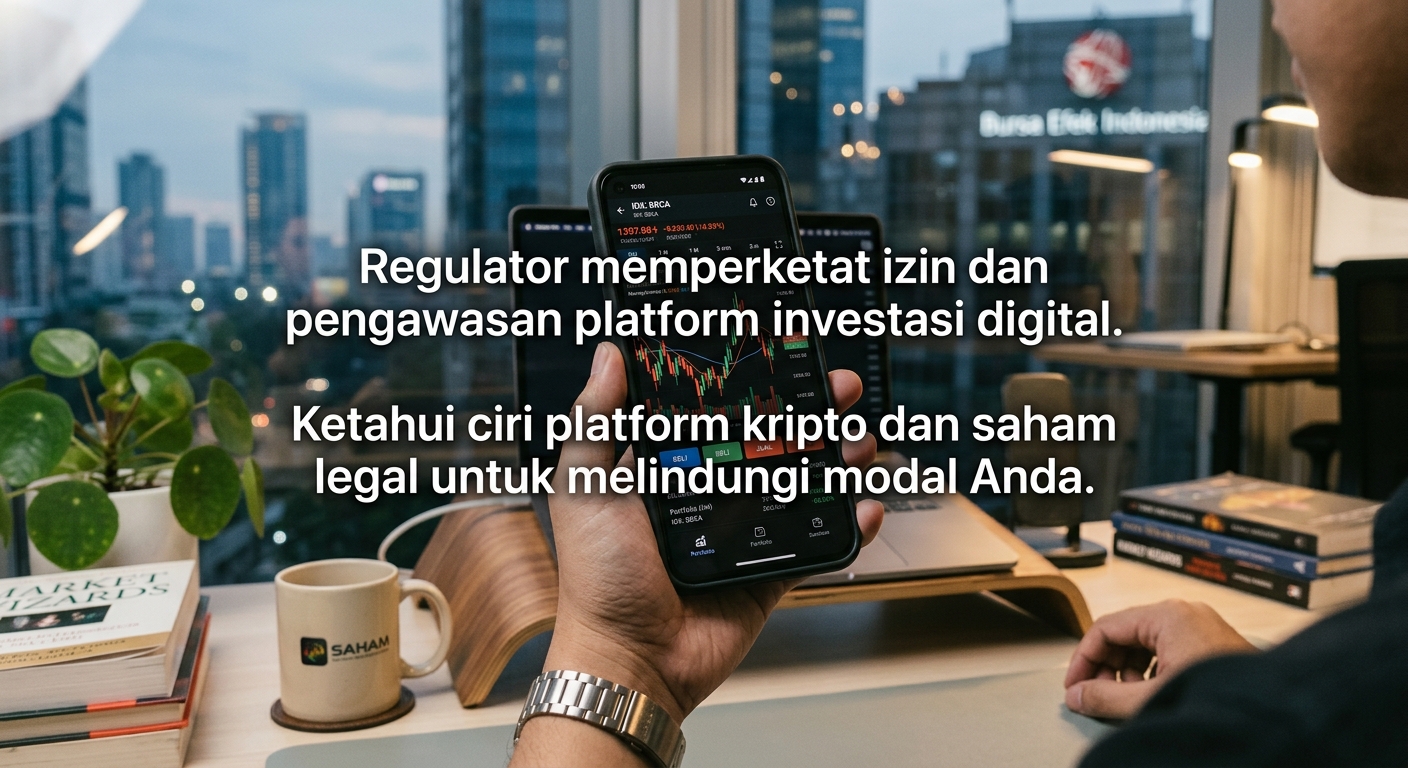Pengetatan Pengawasan Investasi Digital: Cara Membedakan Platform Aset Kripto & Saham Legal